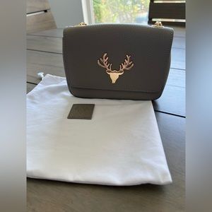 Leather JW Micro Taxidermy crossbody bag